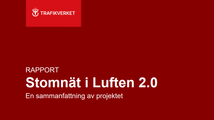 Du visar för närvarande Resultat från projektet Stomnät i luften 2.0